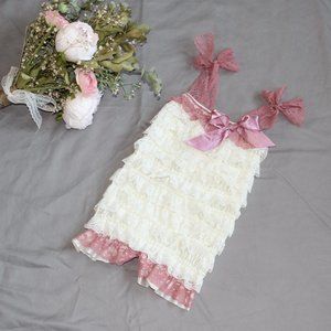 12M Ruffled Lace Romper